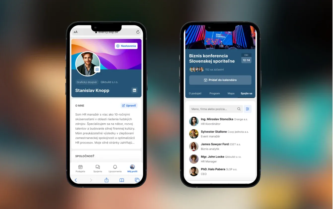 Slovenská sporiteľňa: the product we built, shown on device mockups